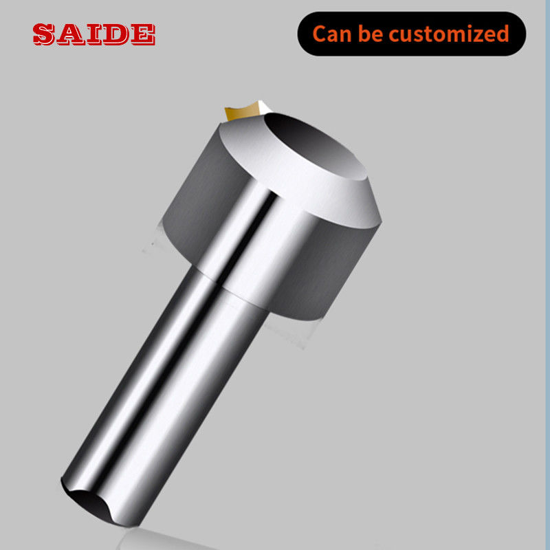 Fabrika Tedariki Yüksek Kaliteli Akrilik Kesme Makinesi Özel Cnc Tek Kristal Elmas Pah Kırma Frezeleme Aracı Akrilik/PS İçin