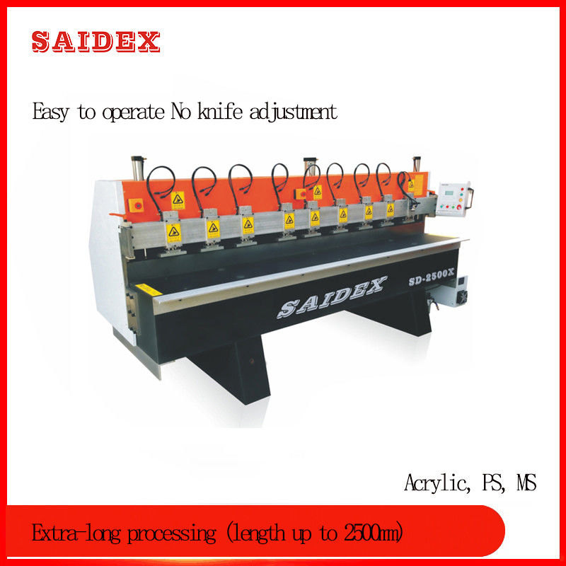 Fabrika Özelliği Sd-2500X Yüksek Hızlı Eğimli PMMA/PS Yatay Akrilik Elmas Kenar Parlatma Makinesi