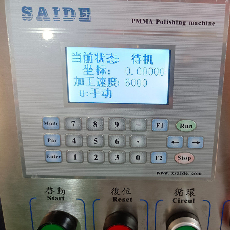 2500mm Çalışma Uzunluğu Akrilik Elmas Polici Guangzhou Doğrudan ve Bevel Edge Elmas Poliş Makinesi