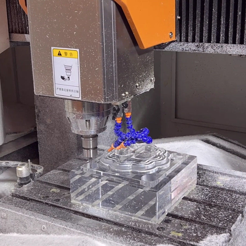 24000rpm fırça hızı SD650 3000kg Ağırlık Akrilik CNC Makinesi 400kg Maksimum Çalışma Yüklü Metal Poliş Makinesi