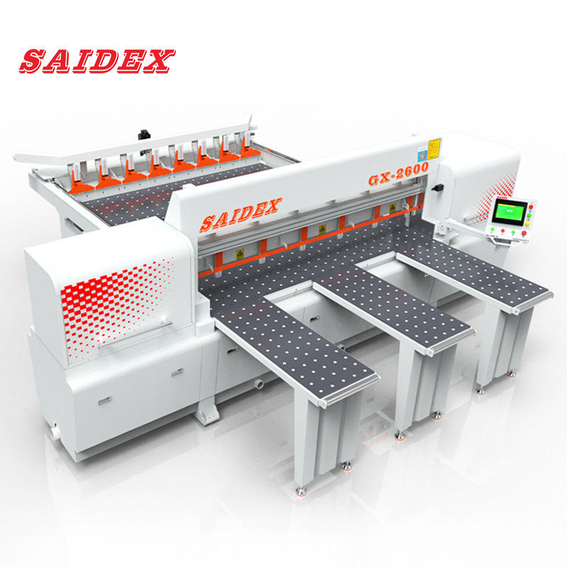 SAIDE Yüksek hassasiyetli otomatik akrilik kesme testere makinesi 2600mm kesme uzunluğu ve 13KW güç