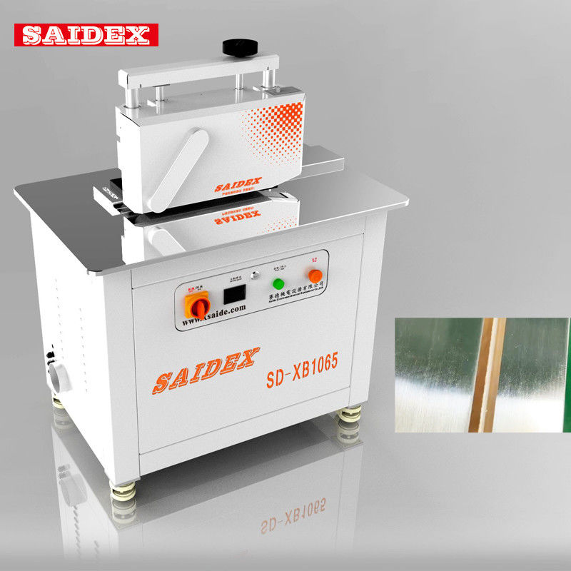 220V 50HZ/60HZ Akrilik R3 / R4 / R5 Yuvarlatılmış Köşe Parlatma ve Kenar Kesme Makinesi Değiştirilebilir Bıçaklar 45 Derece Eğimli Kenar Pah Kırma Makinesi