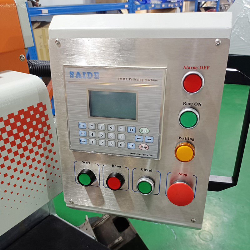 Yüksek Hızlı Akrilik Yaprak Polişleme ve Döşeme Makinesi 2.5KW 0-60° Kesme Köşesi