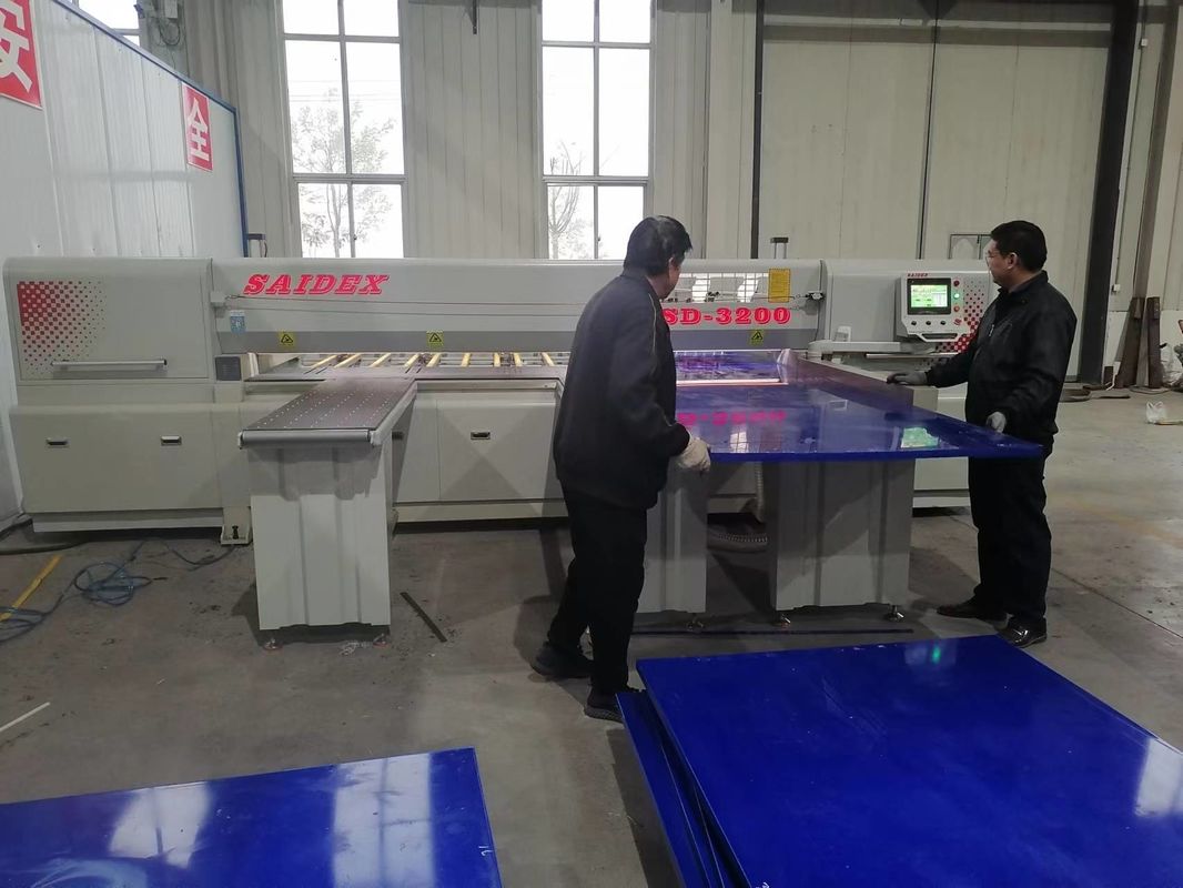 305-455mm Ana Testere Bıçağı Enlem Akrilik Tahta Kesme Makinesi 11kw Testere Motoru