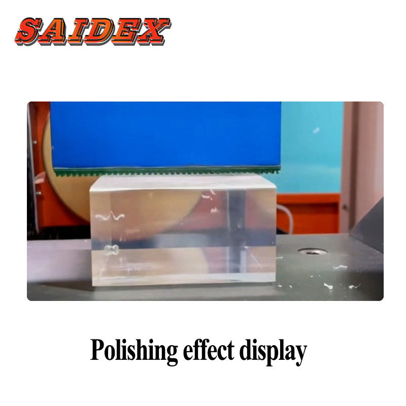 2022 Yeni Dongguan Fabrikası Tedarik Yarım Otomatik 1000mm Çalışma Uzunluğu Kenar Parlak Elmas Poliş Makinesi Akrilik için