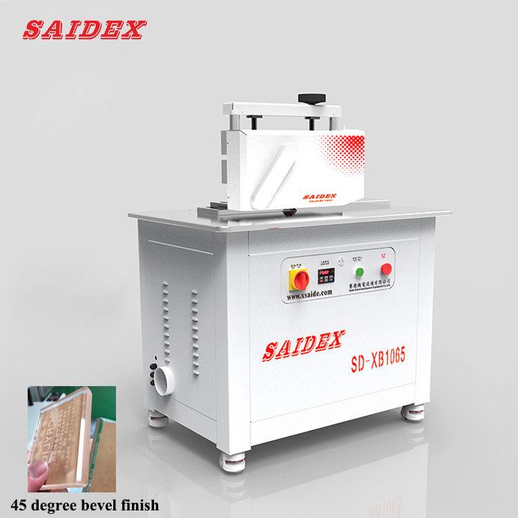 Çin Fabrikası XB1065 Do 30 45 Derece Bevel ve Düz Hattı Kenar Otomatik Akrilik Çamfer Bevel Akrilik Poliş Makinesi