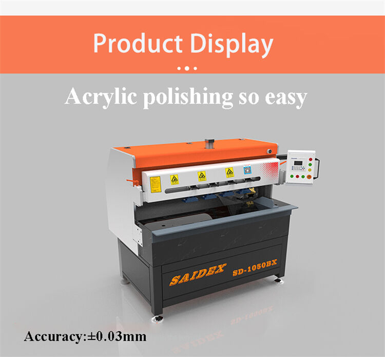 0-60 Derece Kesme Açılı 2.5KW Akrilik Parlatma Makinesi, bıçağı ayarlamanıza gerek yok