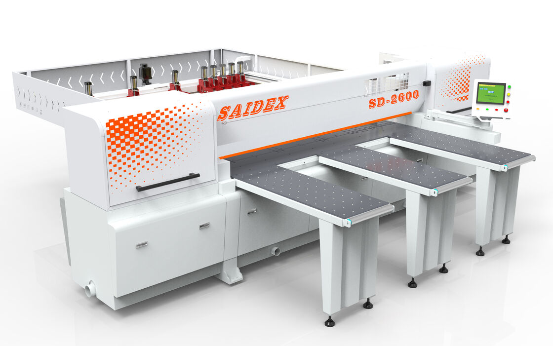 SAIDE Yüksek hassasiyetli otomatik akrilik kesme testere makinesi 2600mm kesme uzunluğu ve 13KW güç