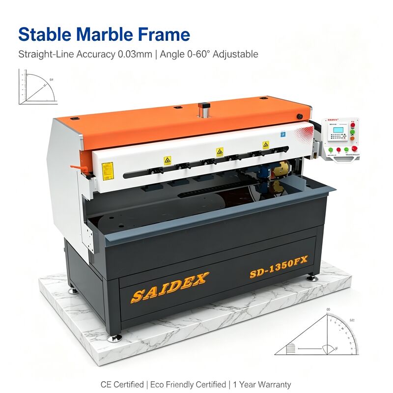 Yüksek Hızlı 0-2m/dak 3.5kw Güçlü Akrilik PMMA Parlatma Makinesi, 1350mm Çalışma Alanlı
