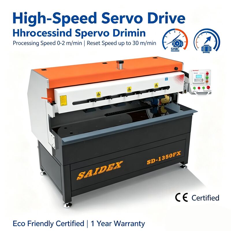 Yüksek Hızlı 0-2m/dak 3.5kw Güçlü Akrilik PMMA Parlatma Makinesi, 1350mm Çalışma Alanlı