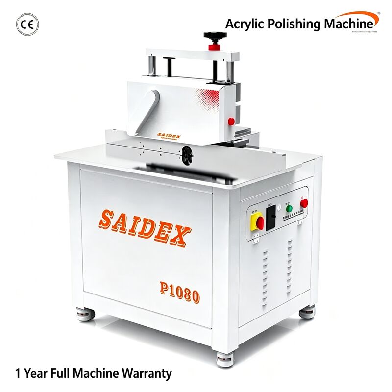 Saide China Fabrika Tedarikleri Beveling Makinesi, PMMA/PS/MS/PC için Akrilik R açılı Çamaşır makinesi kesebilir