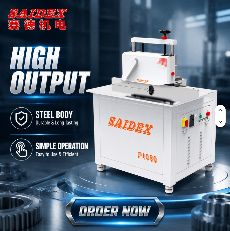 Saide China Fabrika Tedarikleri Beveling Makinesi, PMMA/PS/MS/PC için Akrilik R açılı Çamaşır makinesi kesebilir