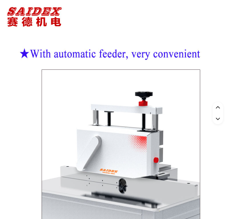 Saide China Fabrika Tedarikleri Beveling Makinesi, PMMA/PS/MS/PC için Akrilik R açılı Çamaşır makinesi kesebilir