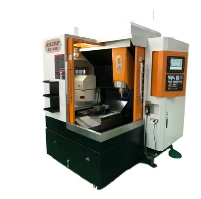 24000rpm fırça hızı SD650 3000kg Ağırlık Akrilik CNC Makinesi 400kg Maksimum Çalışma Yüklü Metal Poliş Makinesi