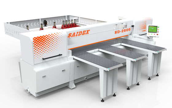 SAIDE Yüksek hassasiyetli otomatik akrilik kesme testere makinesi 2600mm kesme uzunluğu ve 13KW güç